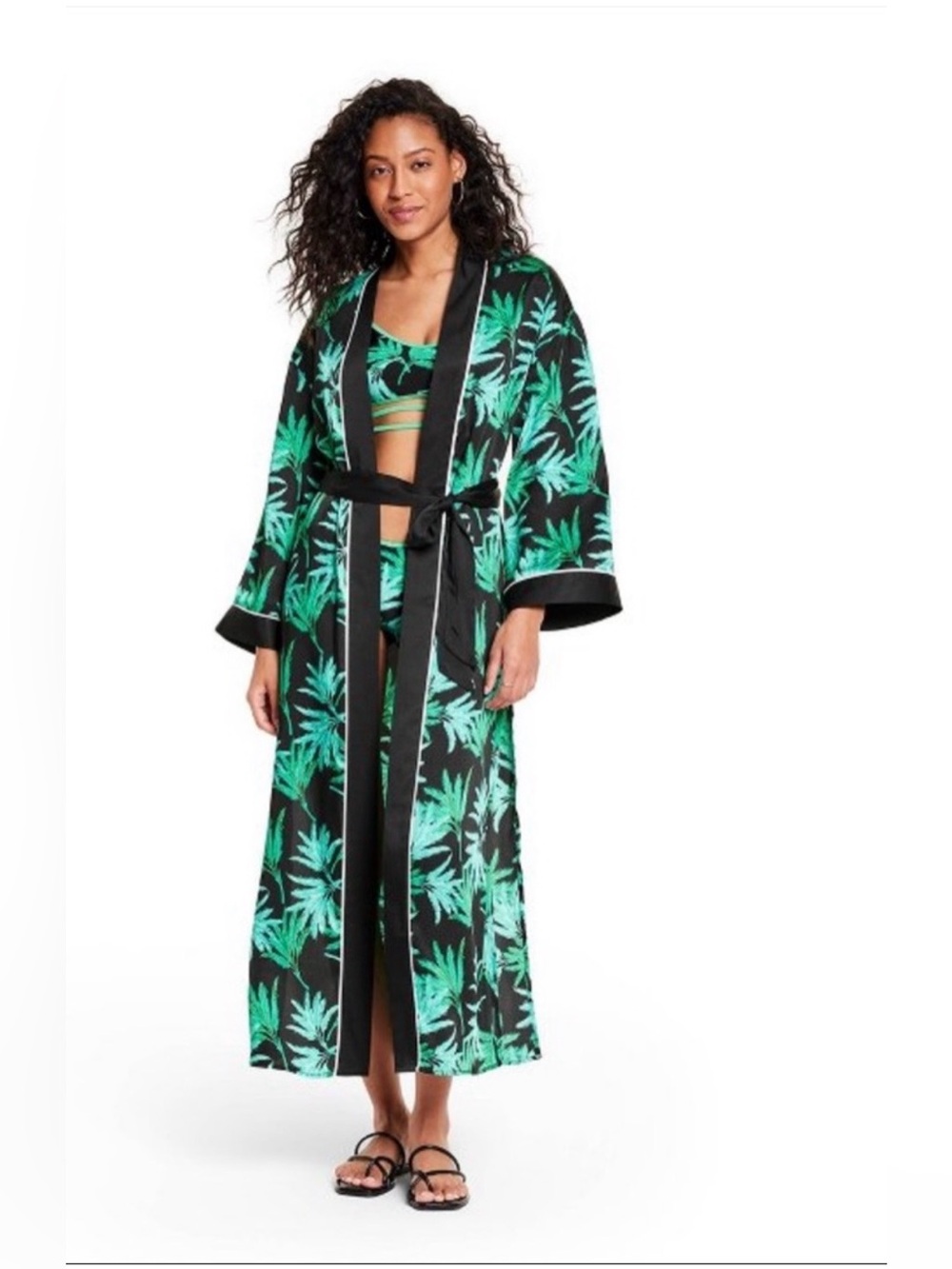 Fe Noel × Target Women's Feathered Palm Print Cover Up Dress